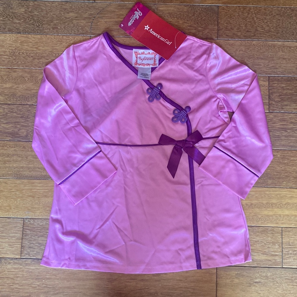 American Girl Doll Rebecca girl’s satin sleepwear size L (14-16). New with tags